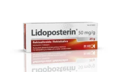 Lidoposterin 50 mg/g rektaalivoide (asetin) 25 g