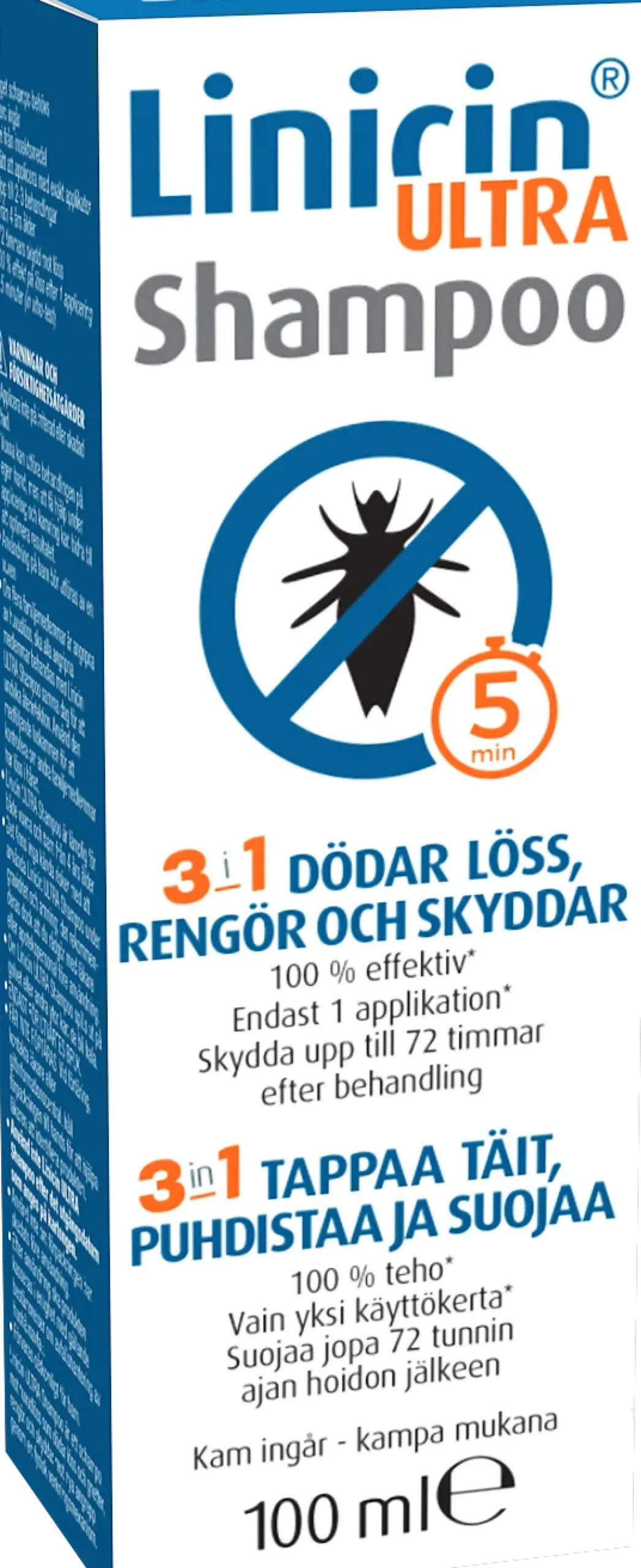 Linicin ULTRA Shampoo täitä vastaan 100ml