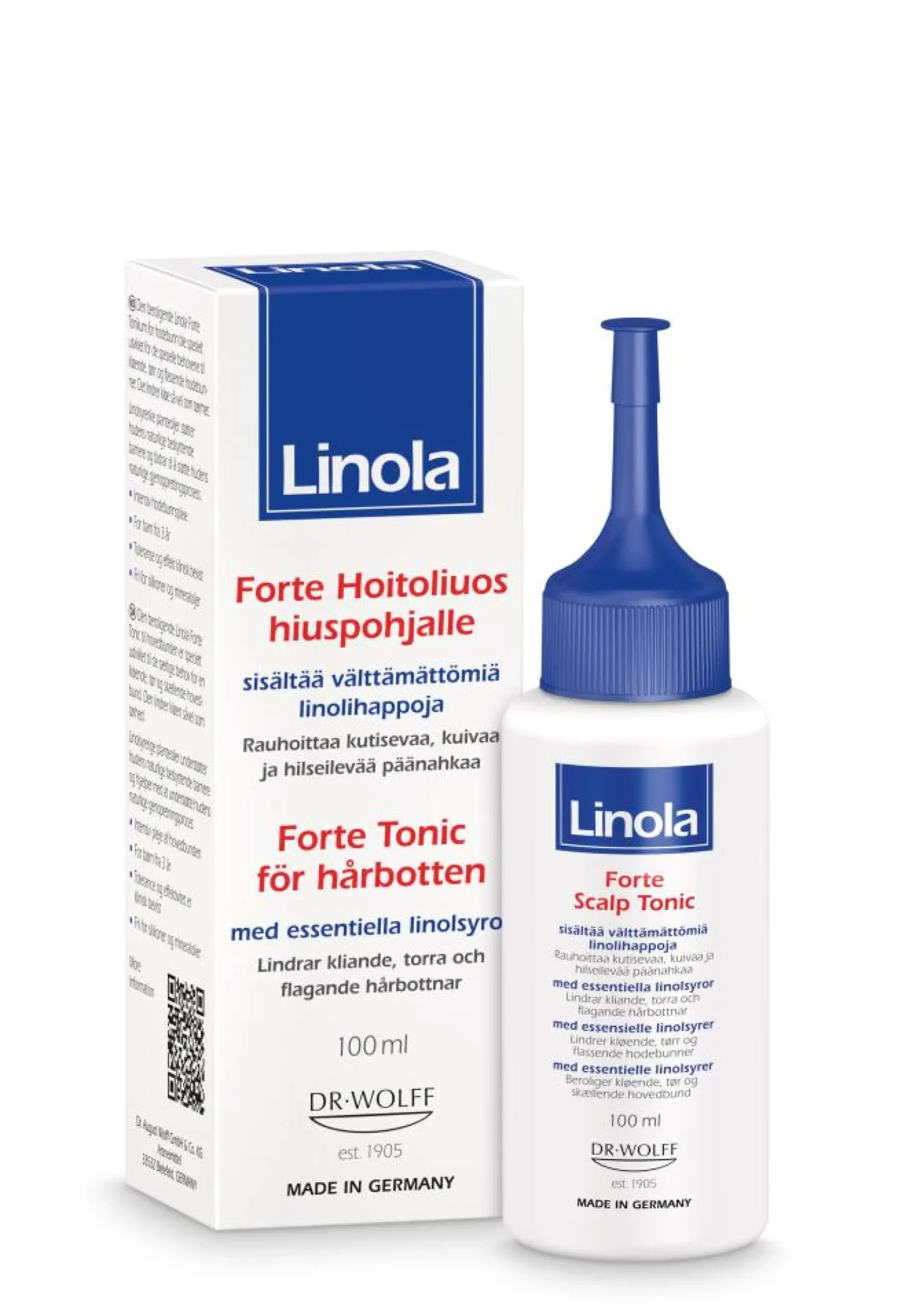 Linola Forte Hoitoliuos hiuspohjalle 100 ml