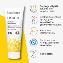 Locobase Protect 100 / 350 g -erikoisvoide kuivalle ja herkälle iholle