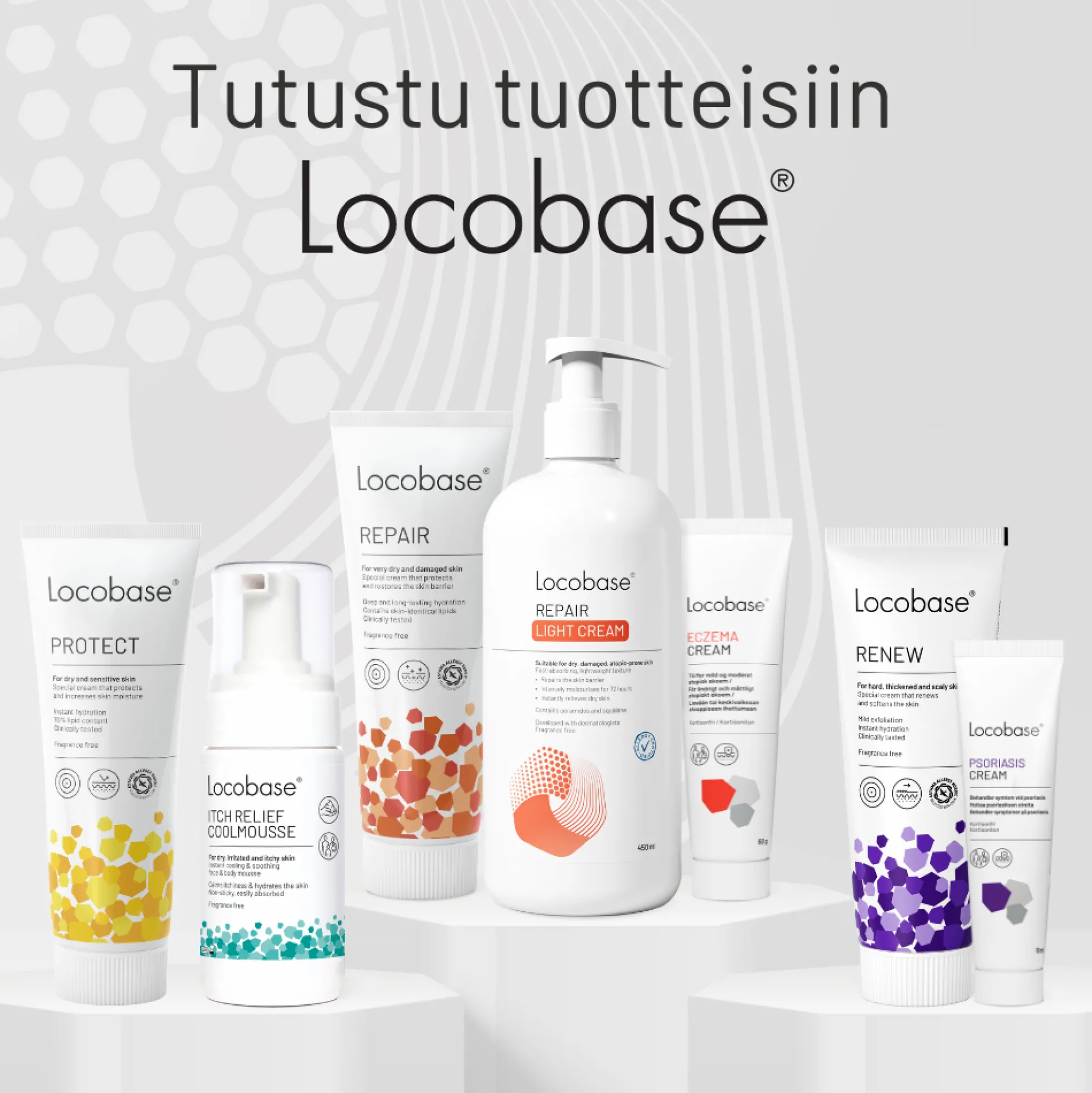 Locobase Psoriasis Cream 50 ml -kortisoniton voide psoriasiksen oireiden hoitoon ja ehkäisyyn