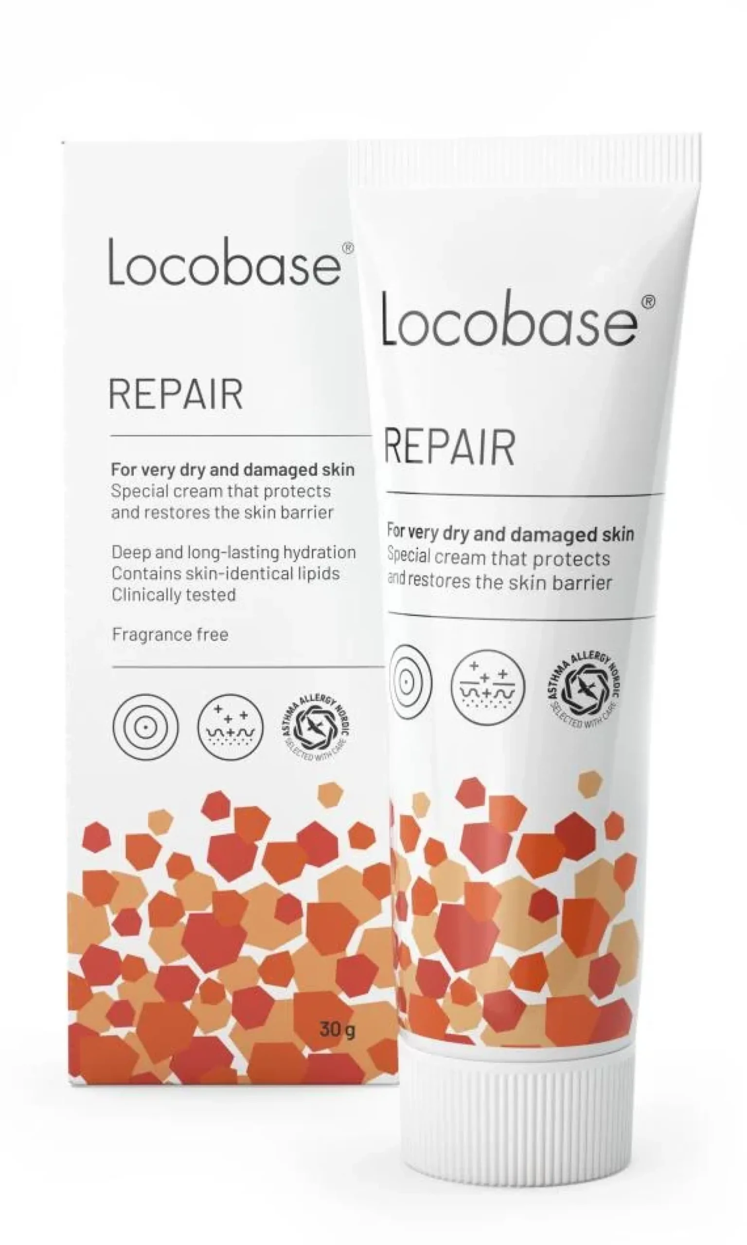 Locobase Repair erikoisvoide - eri kokoja Korjaava voide hyvin kuivalle ja halkeilevalle iholle