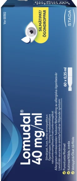 Lomudal 40 mg/ml - eri kokoja