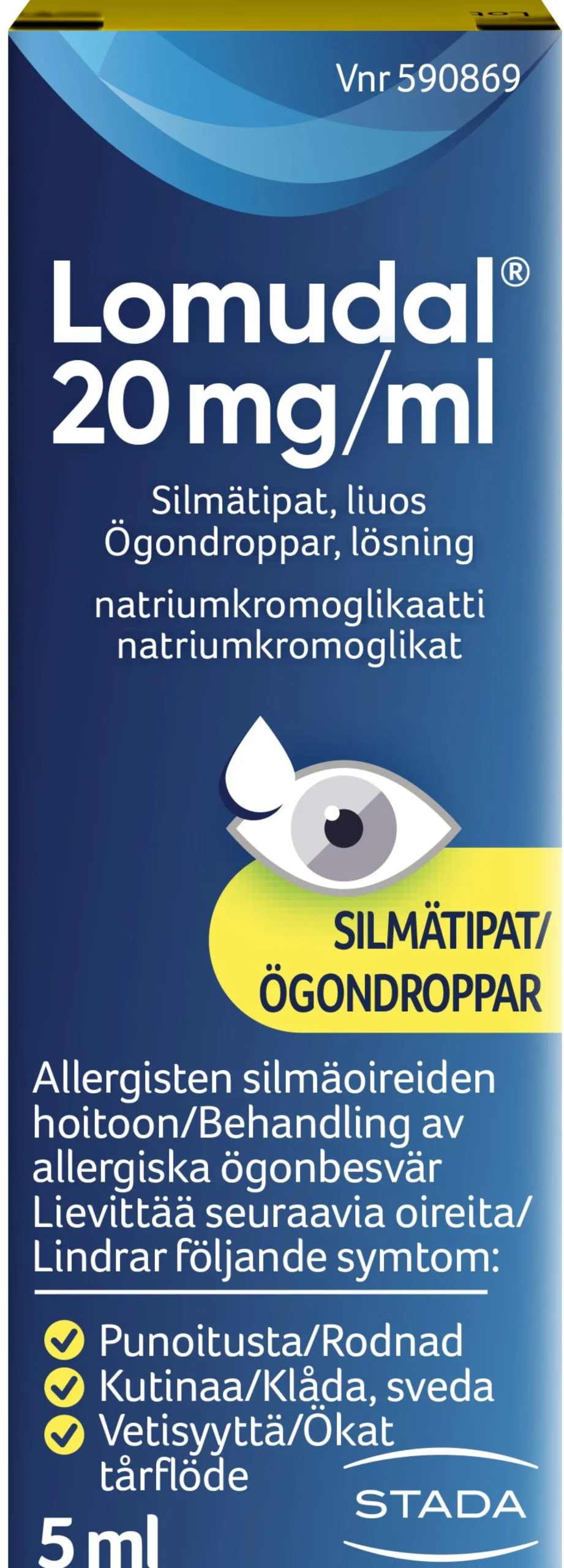 Lomudal 20 mg/ml - eri kokoja