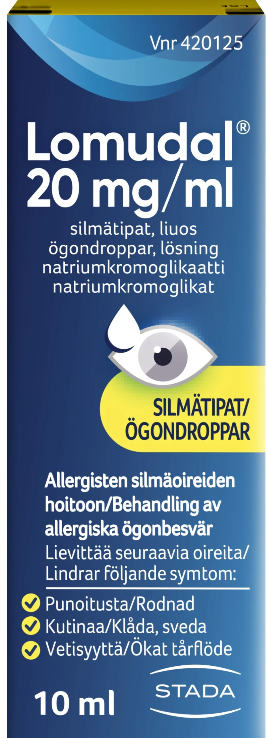 Lomudal 20 mg/ml - eri kokoja