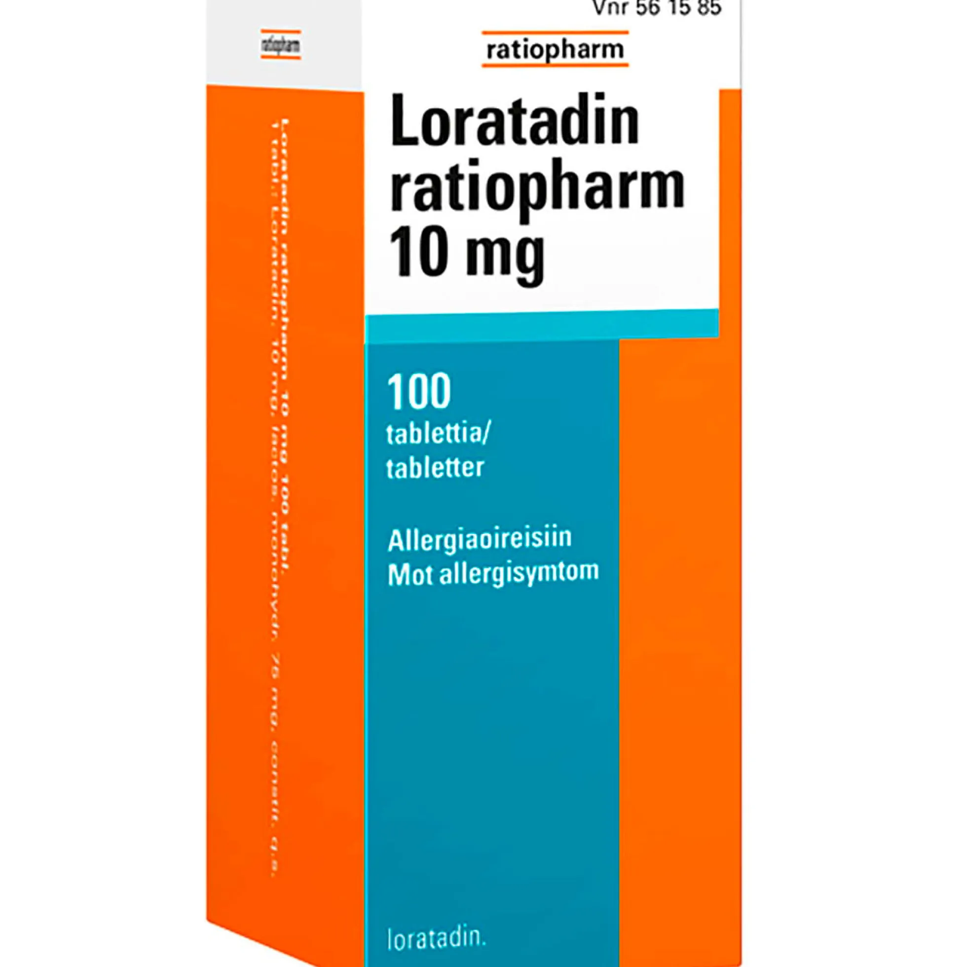 Loratadin ratiopharm 10 mg - eri kokoja