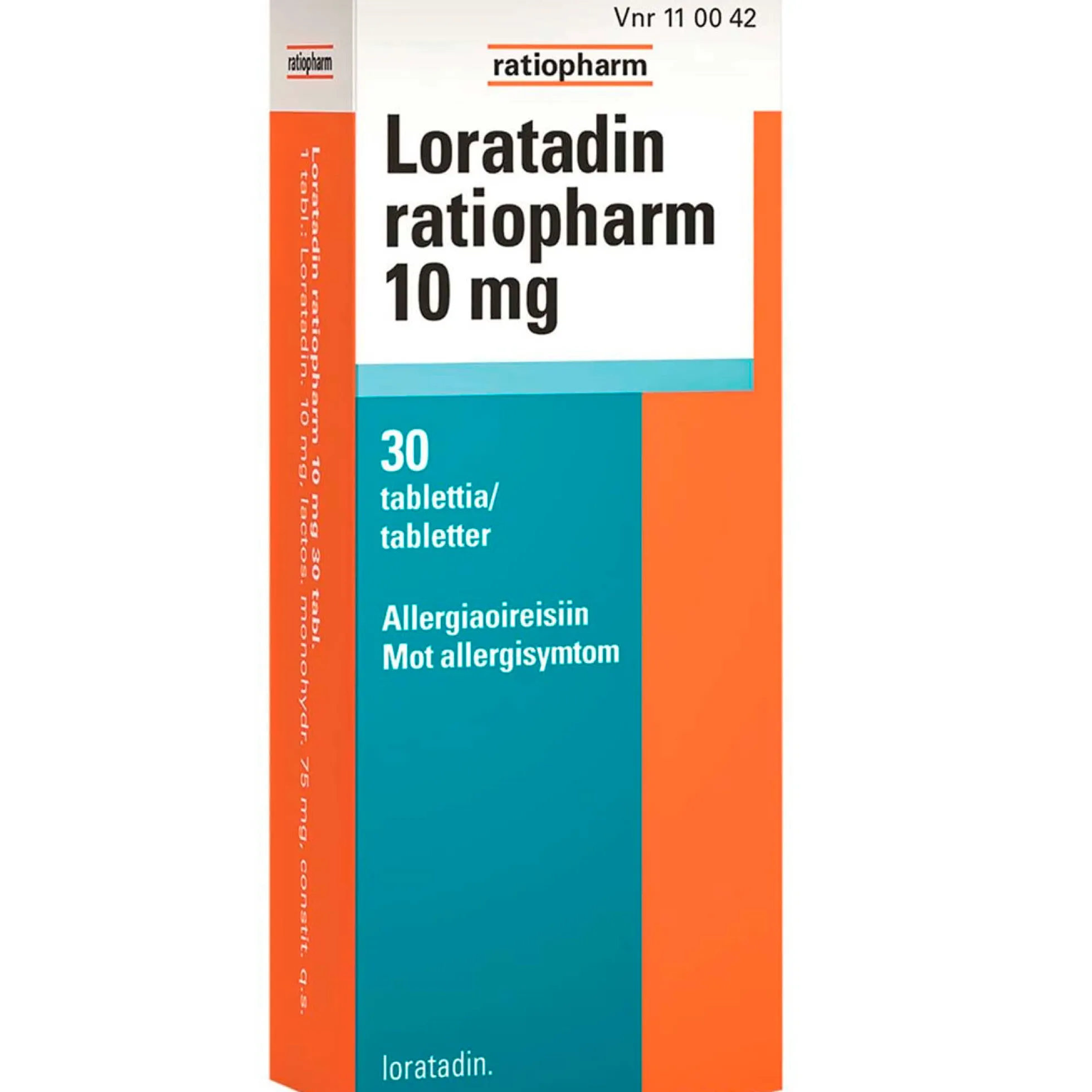 Loratadin ratiopharm 10 mg - eri kokoja