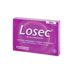 LOSEC 20 mg 7 / 14 tabl