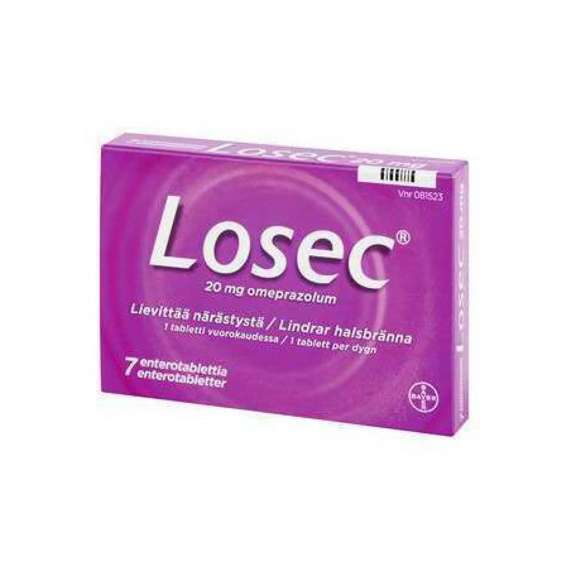 LOSEC 20 mg 7 / 14 tabl