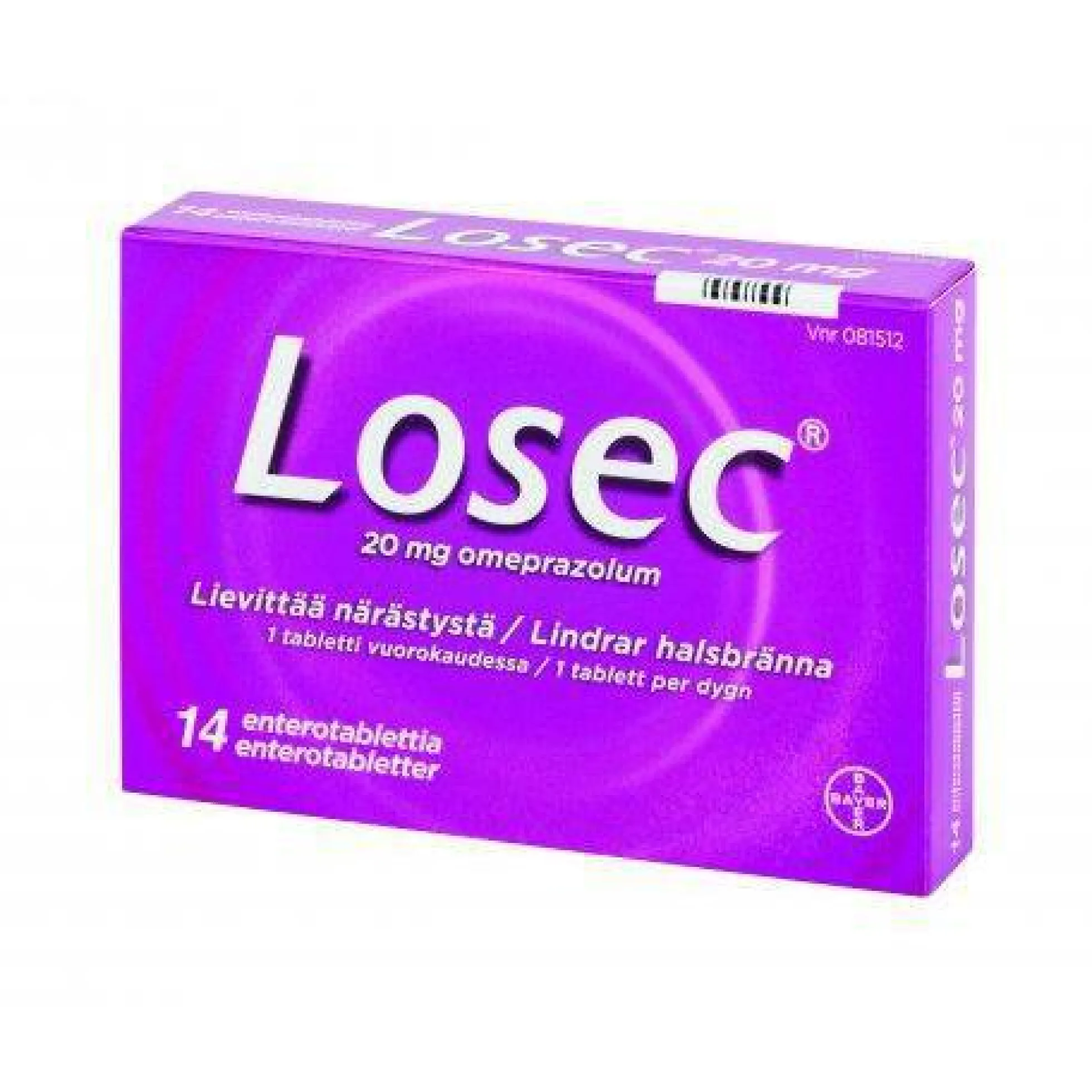 LOSEC 20 mg 7 / 14 tabl
