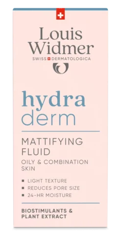 Louis Widmer hydraderm Mattifying Fluid kevyt päivävoide sekaiholle