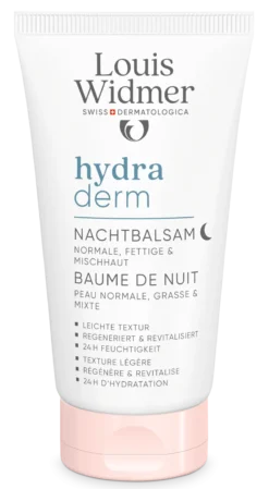 Louis Widmer hydraderm Night Balm kevyt kosteuttava yövoide