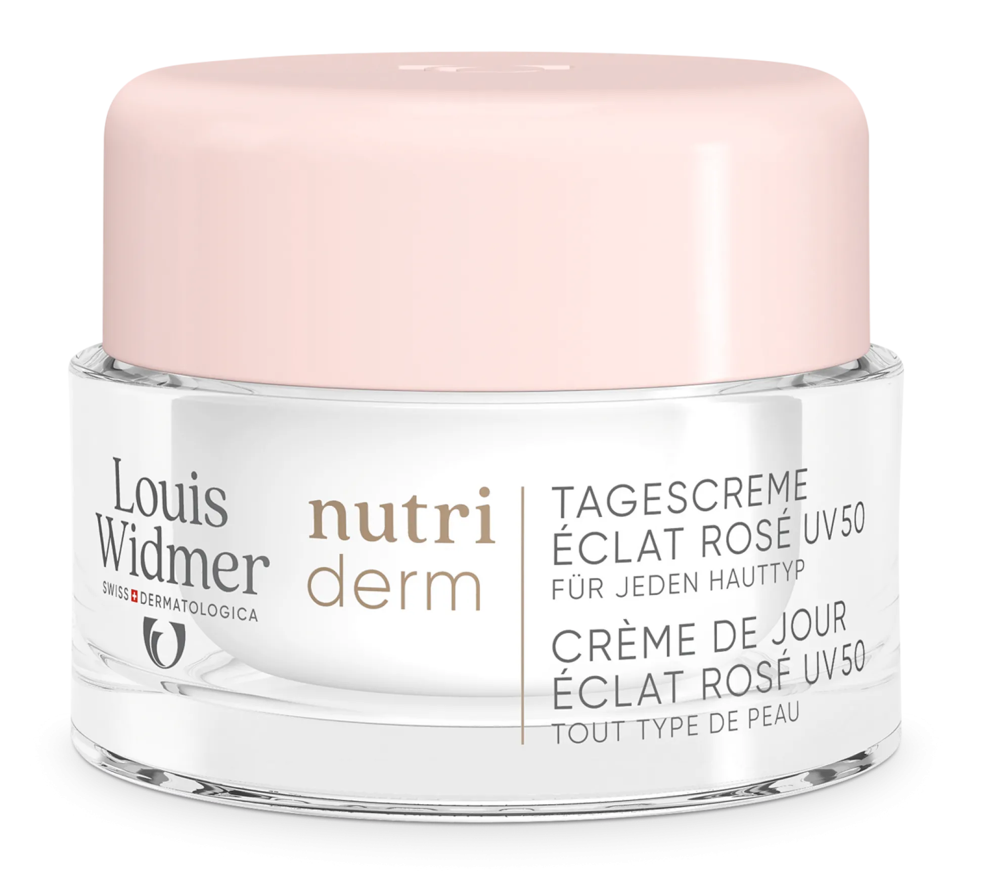 Louis Widmer Nutriderm Day Cream Eclat Rose UV50 - hehkua antava päivävoide 50 ml