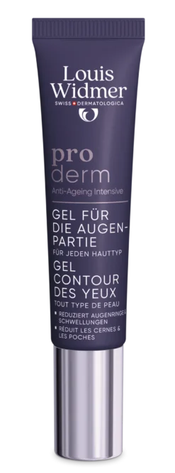 Louis Widmer proderm Eye Contour Gel -silmänympärysgeeli väsymyksen merkkejä vastaan