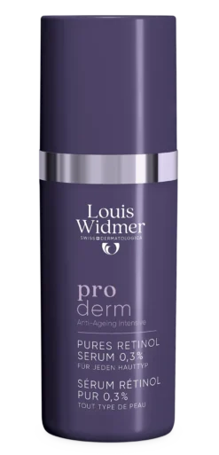 Louis Widmer proderm Pure Retinol Serum 0,3% retinoliseerumi ikääntymisen merkkeihin 30 ml