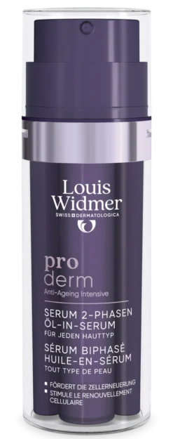 Louis Widmer proderm Serum 2-Phases Oil-In-Serum - ravitseva anti age-seerumi