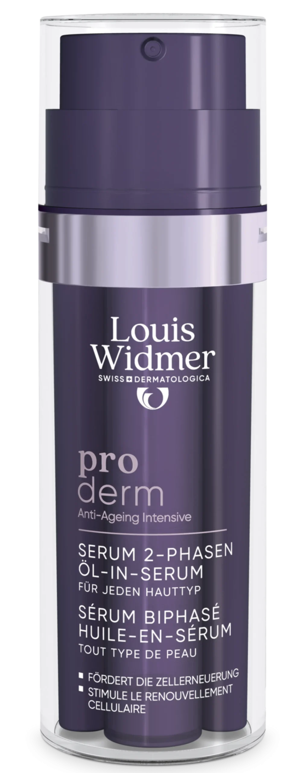 Louis Widmer proderm Serum 2-Phases Oil-In-Serum - ravitseva anti age-seerumi