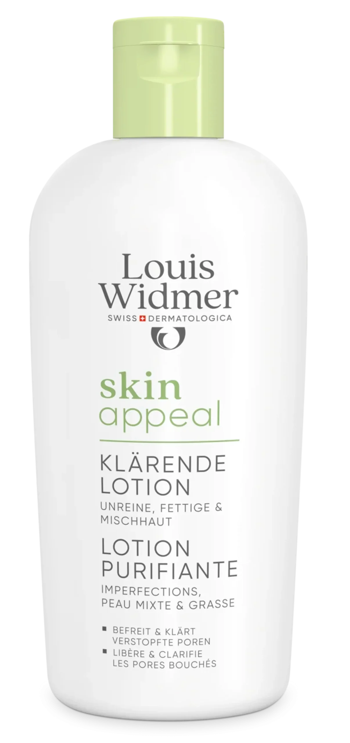 Louis Widmer skinappeal Clarifying Lotion - kasvovesi rasvoittuvalle ja epäpuhtaalle iholle