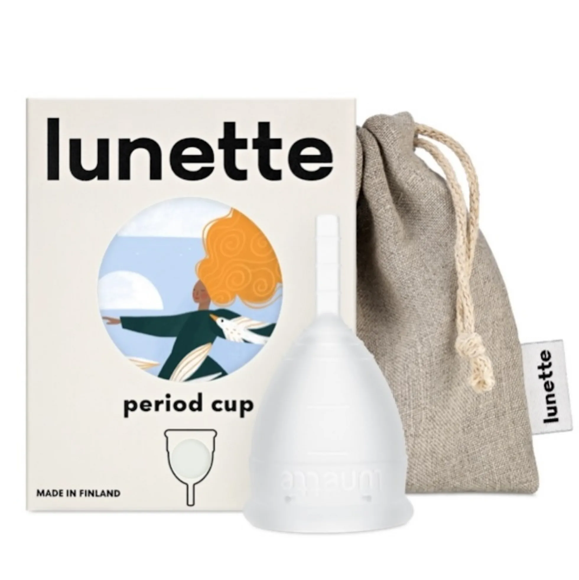 Lunette Kuukautiskuppi Kirkas koko 1