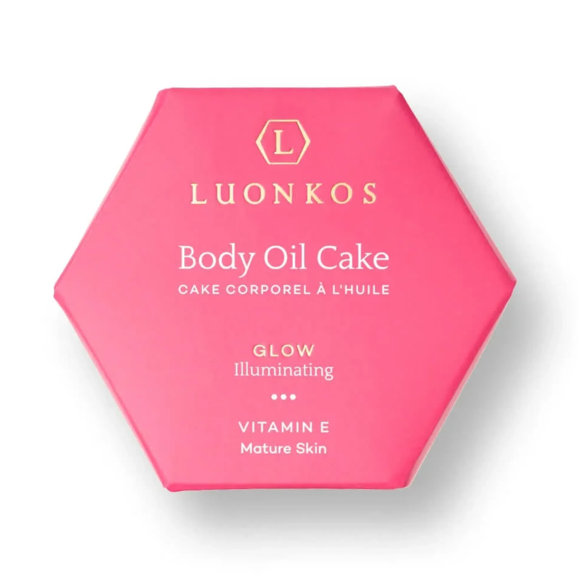 Luonkos Glow Body Oil Cake (Delicious) Vartaloöljykakku