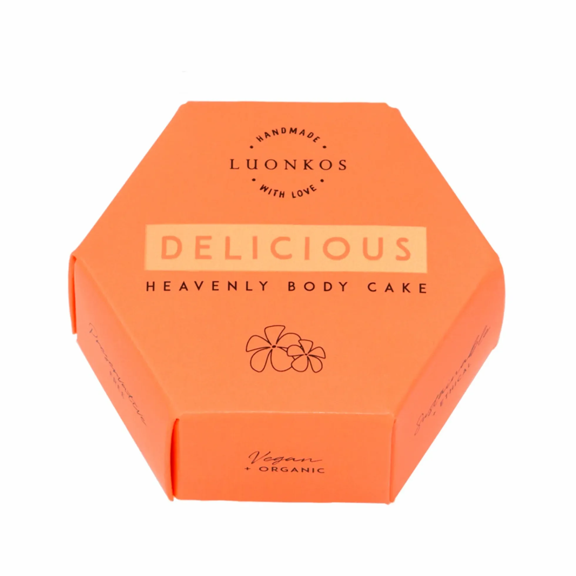Luonkos Glow Body Oil Cake (Delicious) Vartaloöljykakku