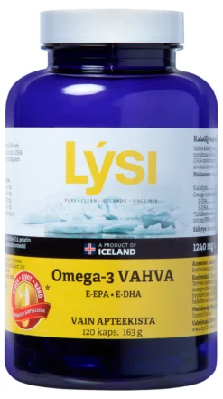 Lysi Omega-3 Vahva kapseli 120 kpl