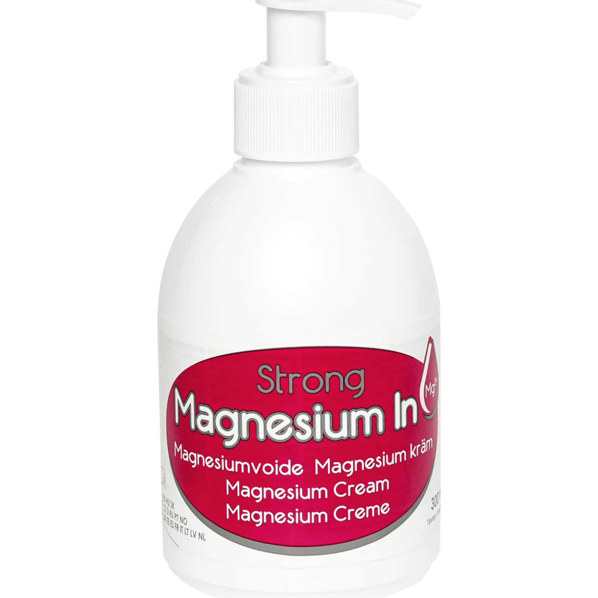 Magnesium In Strong magnesiumvoide pumppupullo 300 ml