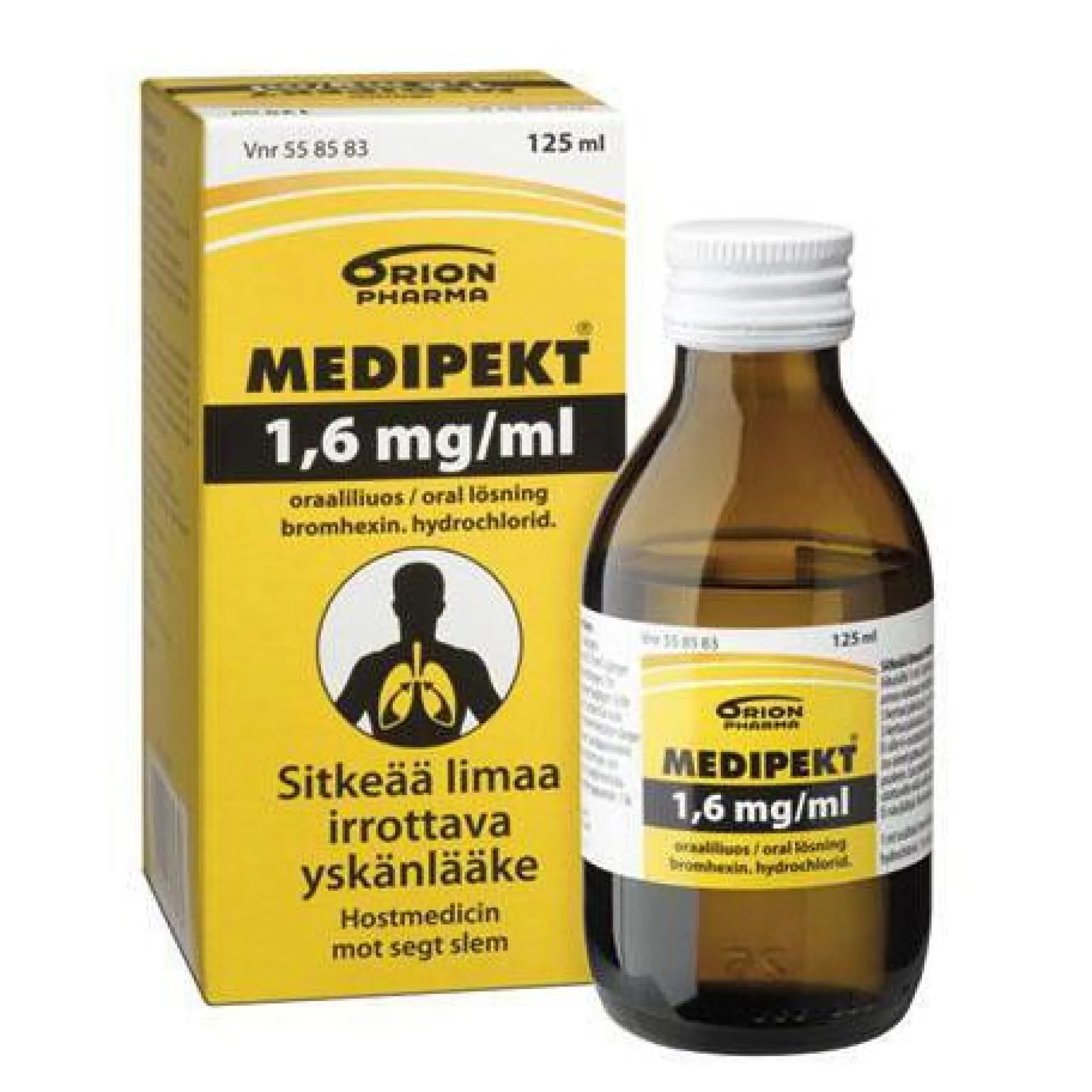 MEDIPEKT 1,6 mg/ml 125 ml