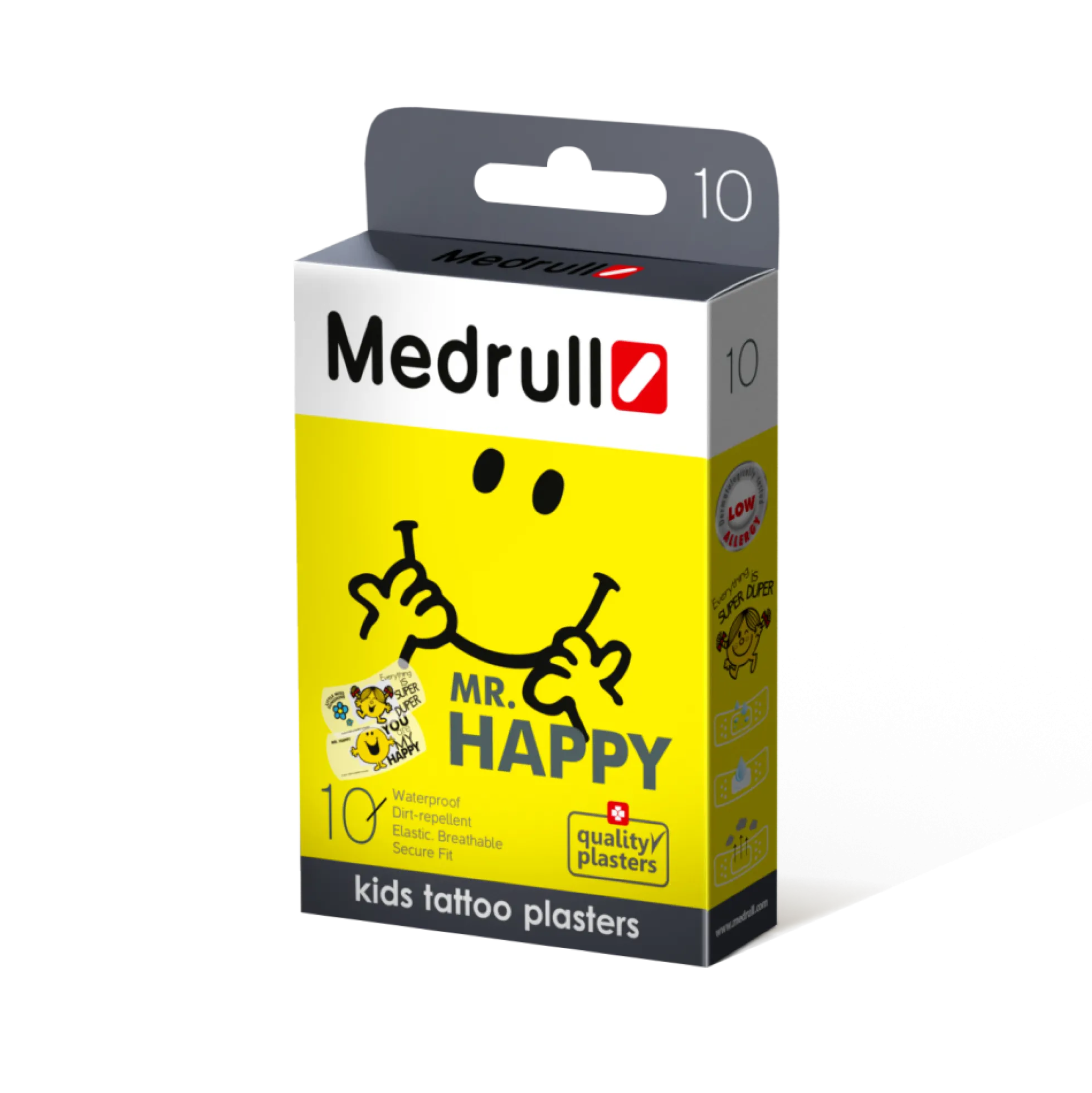 Medrull Mr.Happy tatuointilaastari 10kpl
