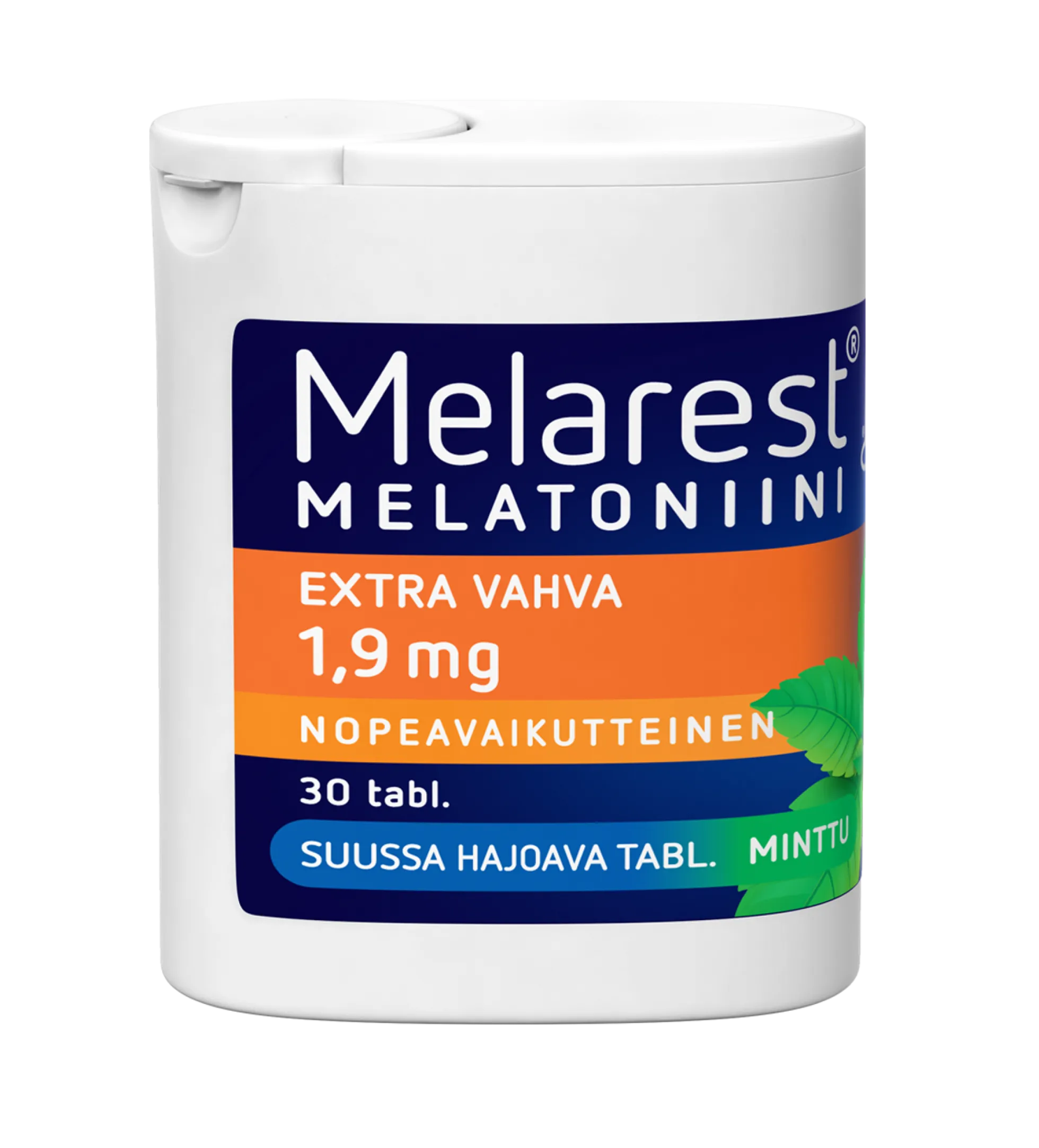MELAREST MELATONIINI EXTRA VAHVA MINT 1,9 MG - eri kokoja
