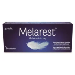 MELAREST MELATONIINI NIELTÄVÄ 1 MG - eri kokoja