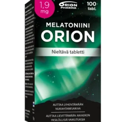 Melatoniini Orion 1,9 mg nieltävä 100 tabl.