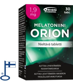Melatoniini Orion nieltävä 1,9 mg 30 tablettia