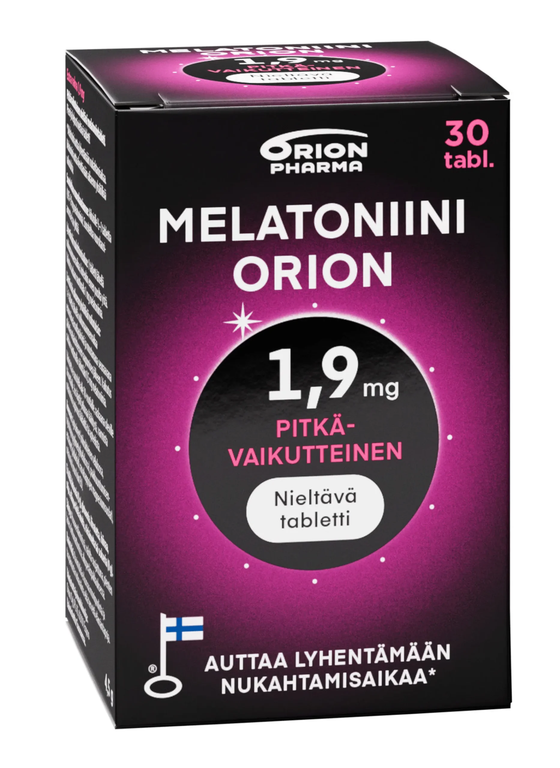 Melatoniini Orion Pitkävaikutteinen 1,9 mg 30 tablettia