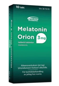 MELATONIN ORION 3 mg tabl 10 fol