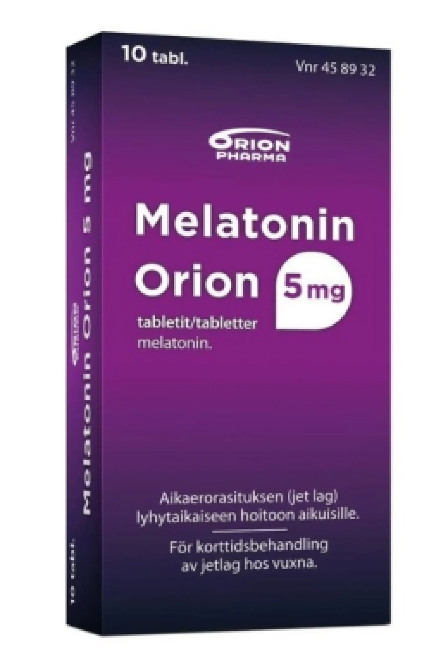 MELATONIN ORION 5 mg tabl 10 fol