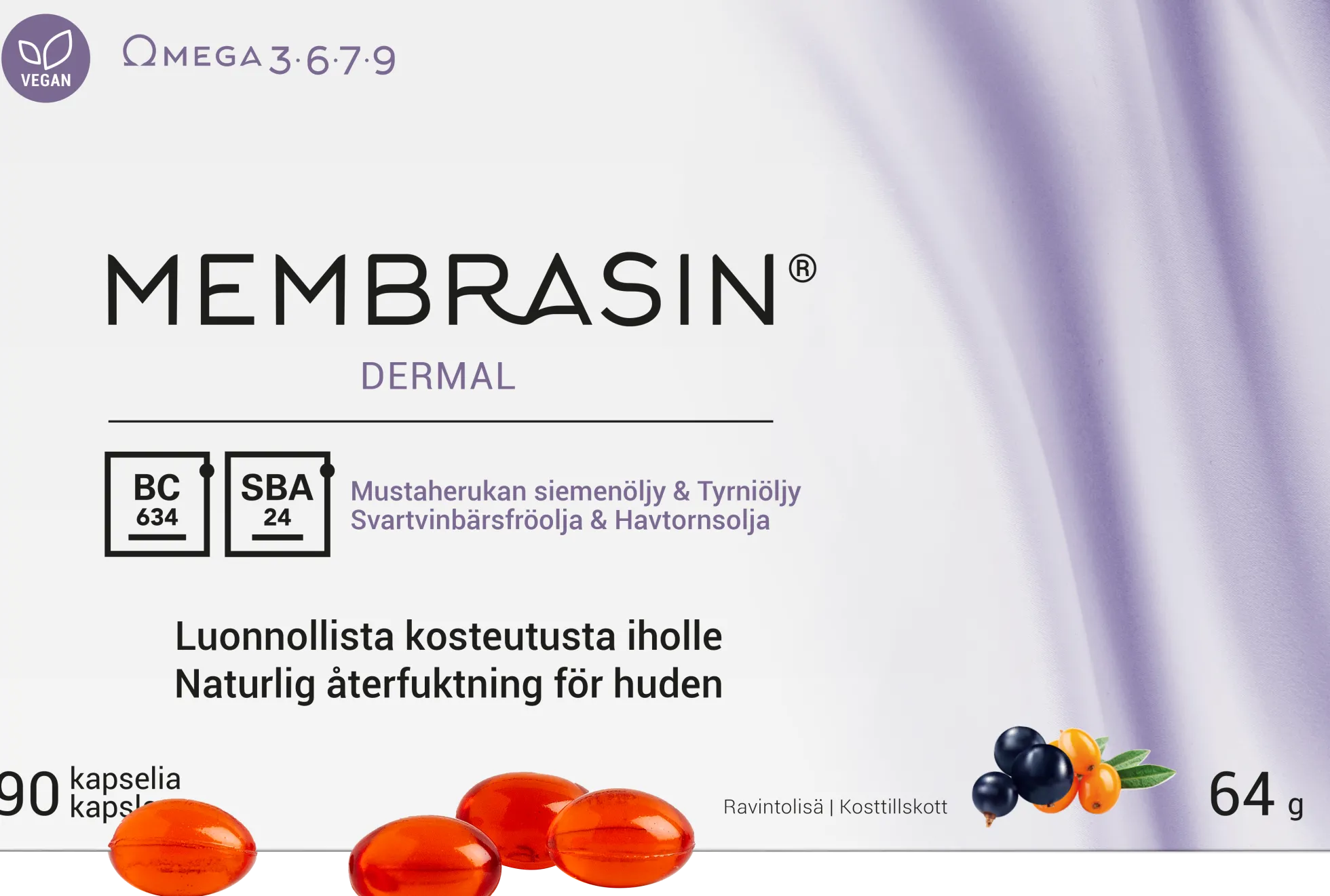 Membrasin dermal skin hydration 90 kaps