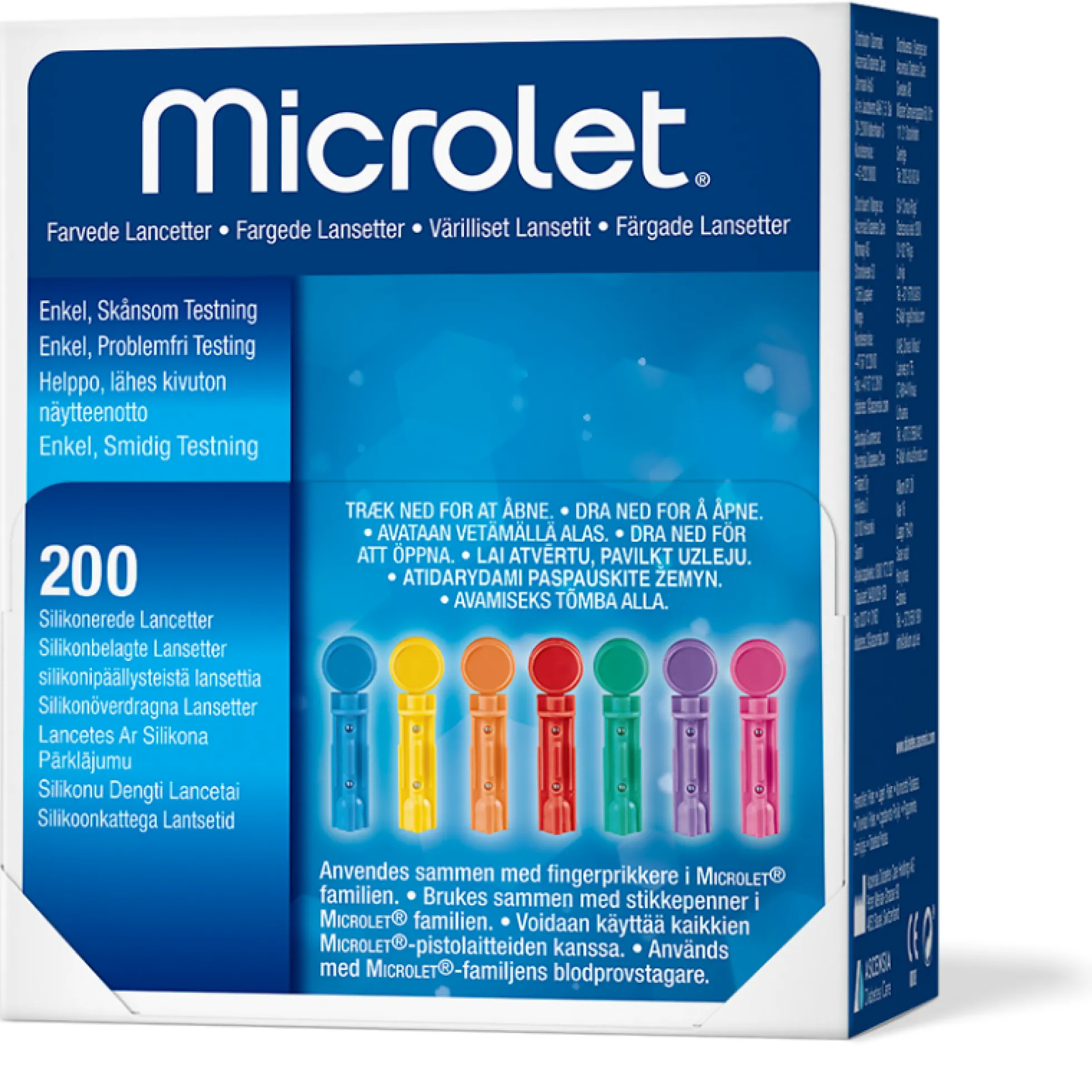 Microlet värillinen lansetti
