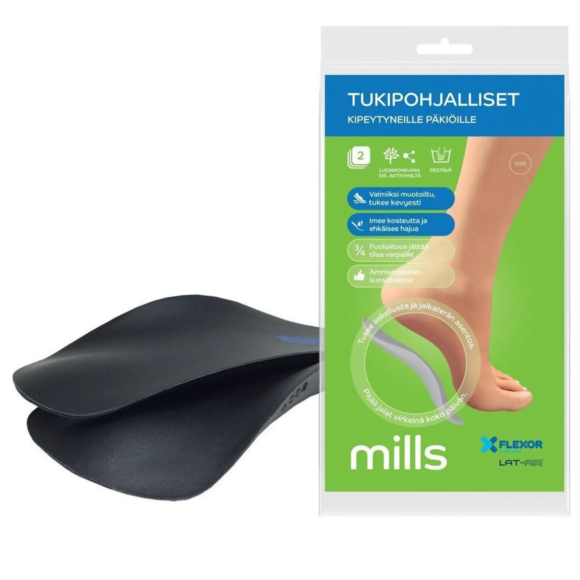 Mills Tukipohjallinen, koko XXL (44-46)