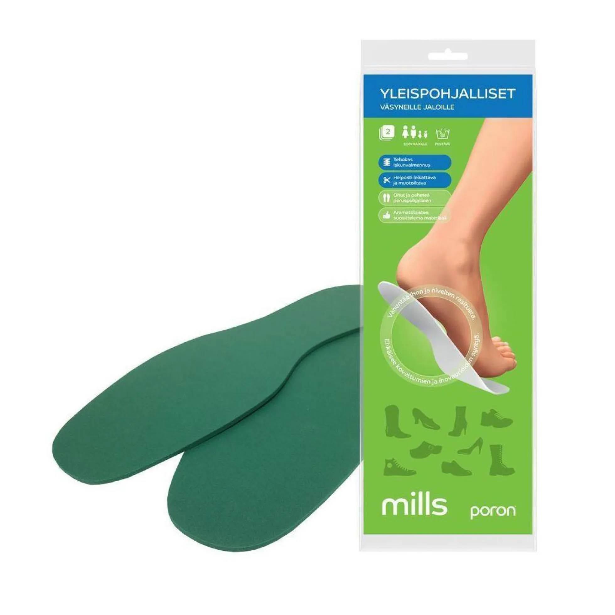 Mills Yleispohjalliset, Poron 2 kpl