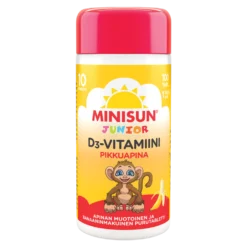 MINISUN D-VITAMIINI 10 MIKROG JUNIOR APINA 100 tabl