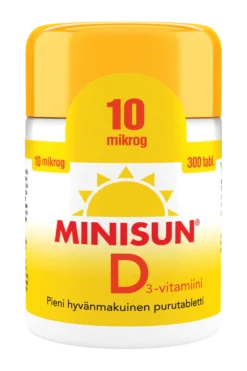 MINISUN D-VITAMIINI 10 MIKROG 100/300 tabl