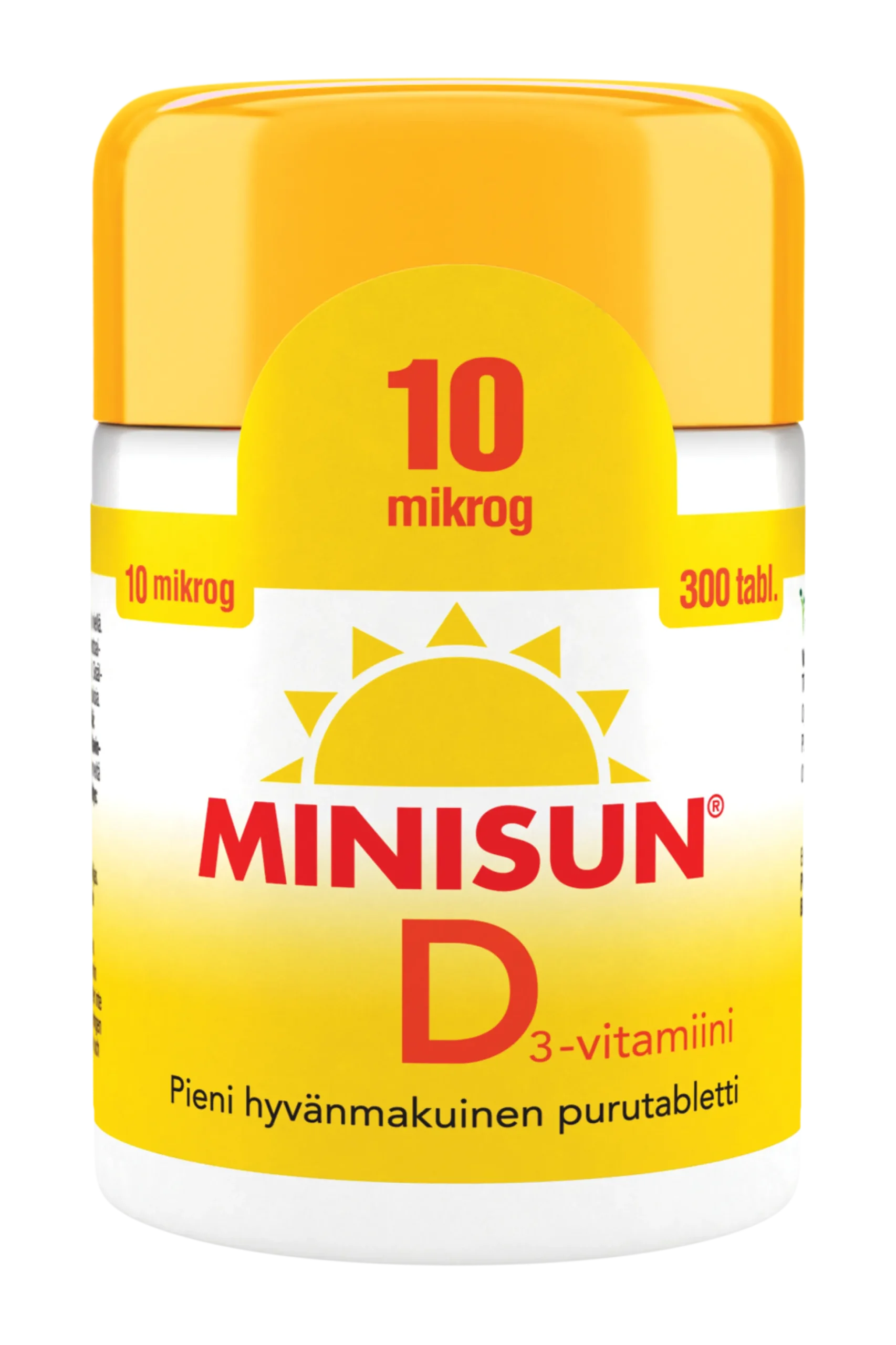 MINISUN D-VITAMIINI 10 MIKROG 100/300 tabl