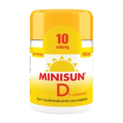 MINISUN D-VITAMIINI 10 MIKROG 100/300 tabl