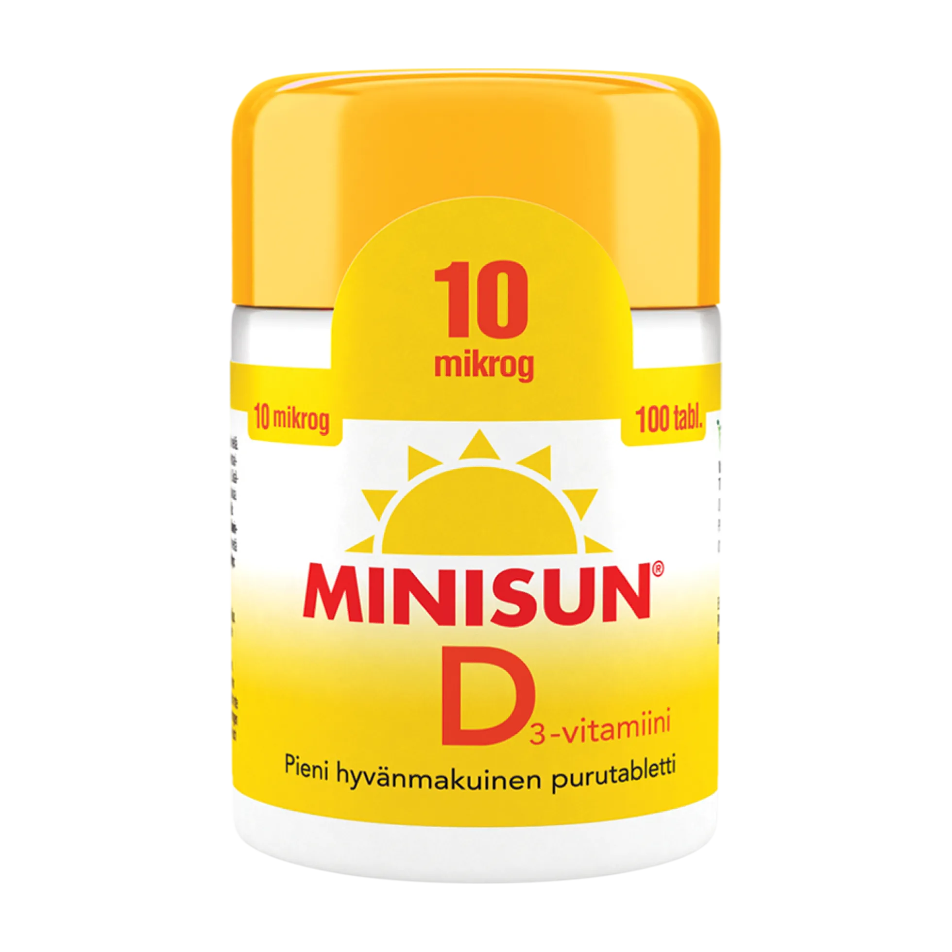 MINISUN D-VITAMIINI 10 MIKROG 100/300 tabl