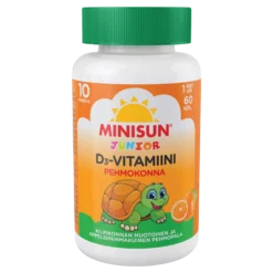 Minisun D-vitamiini Pehmokonna Junior 60 KPL