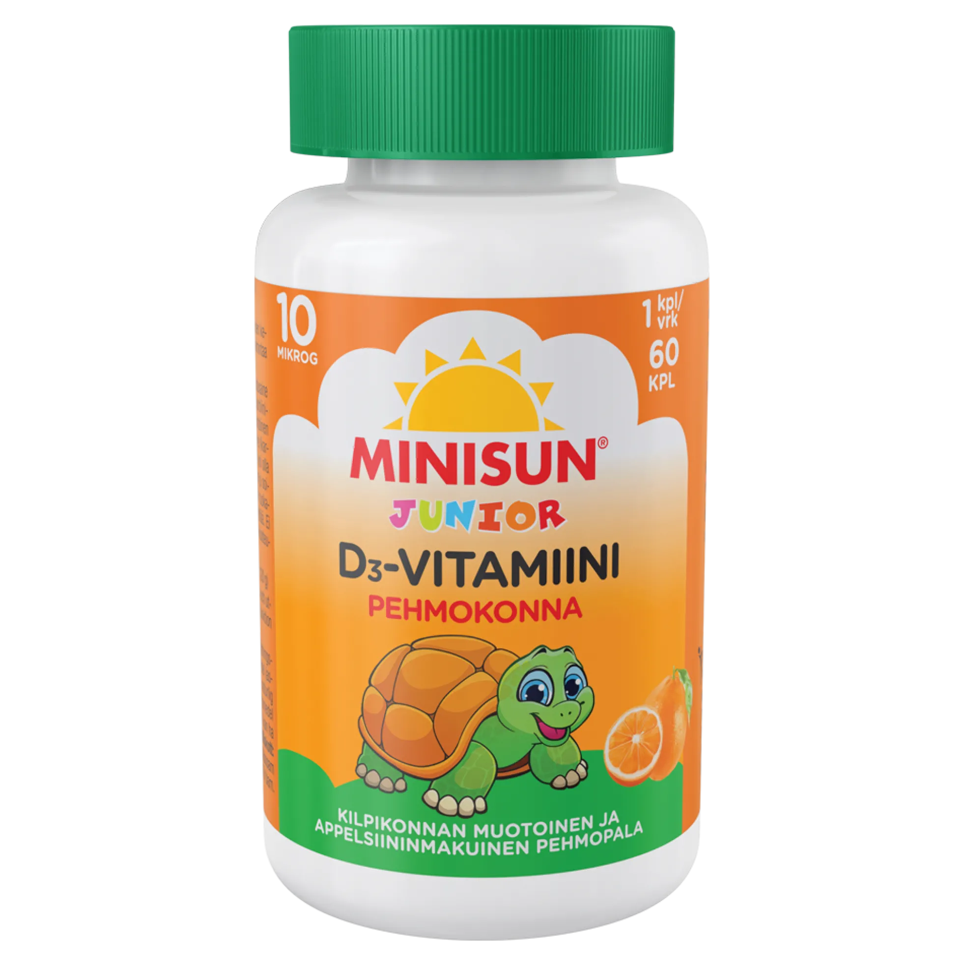 Minisun D-vitamiini Pehmokonna Junior 60 KPL