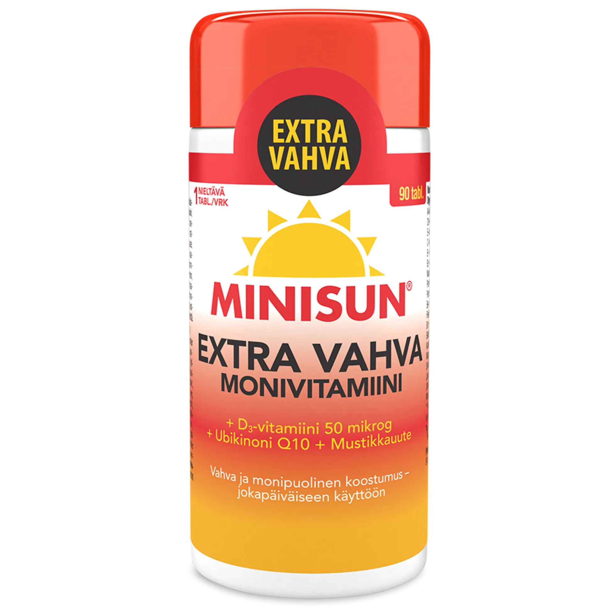 Minisun Monivitamiini Extra Vahva 90 tbl.