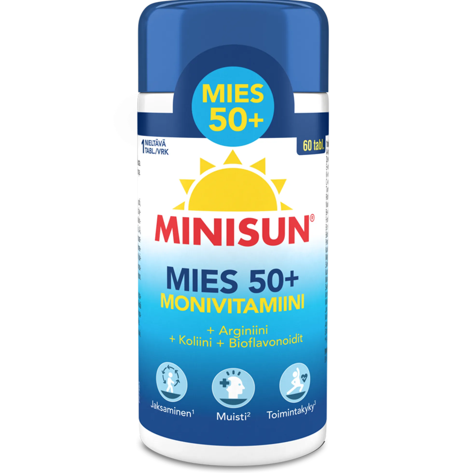 Minisun Monivitamiini Mies 50+ 60 tbl