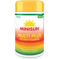 MINISUN MONIVITAMIINI MULTI PLUS 200 tabl